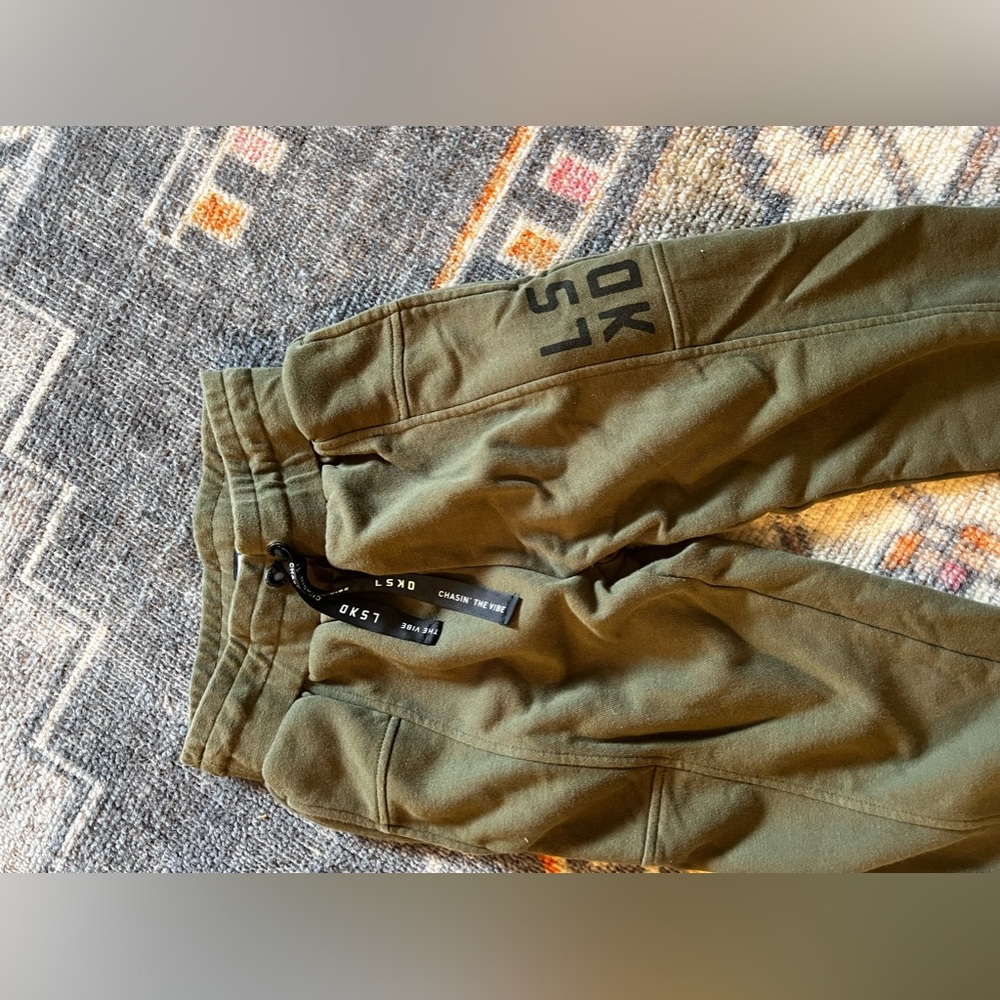 LSKD Workout green sweatpants